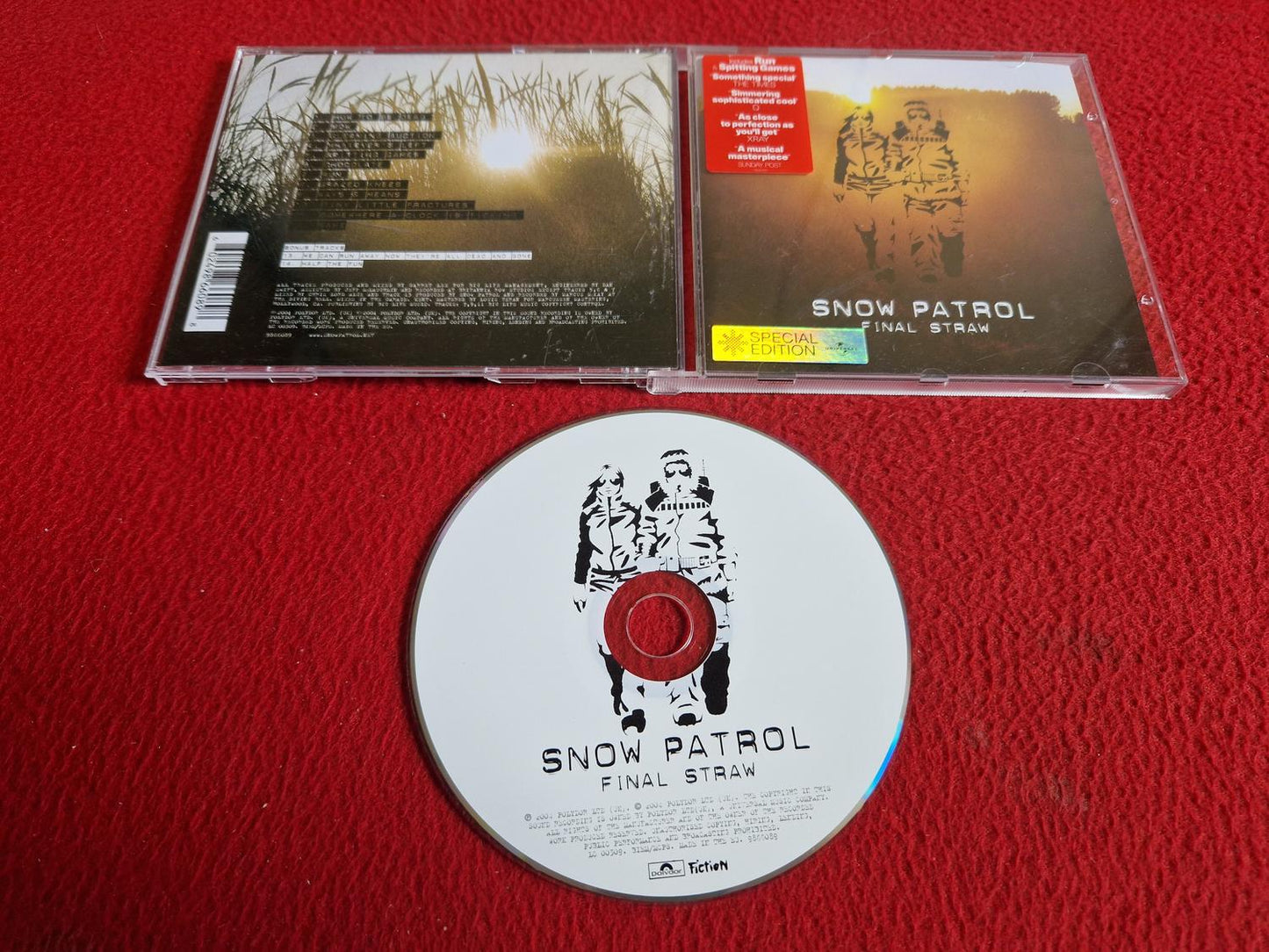 SNOW PATROL FINAL STRAW CD