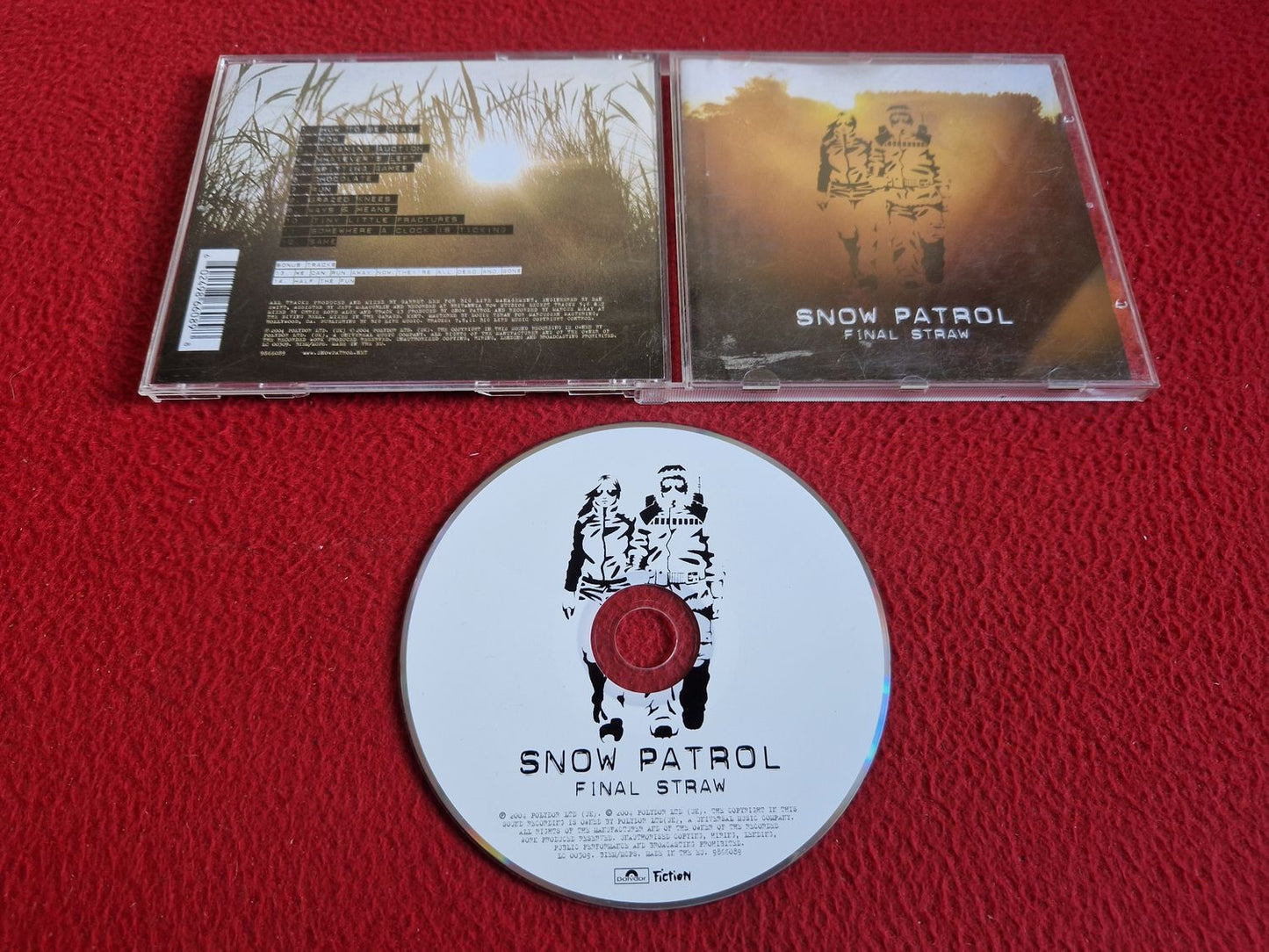 SNOW PATROL FINAL STRAW CD
