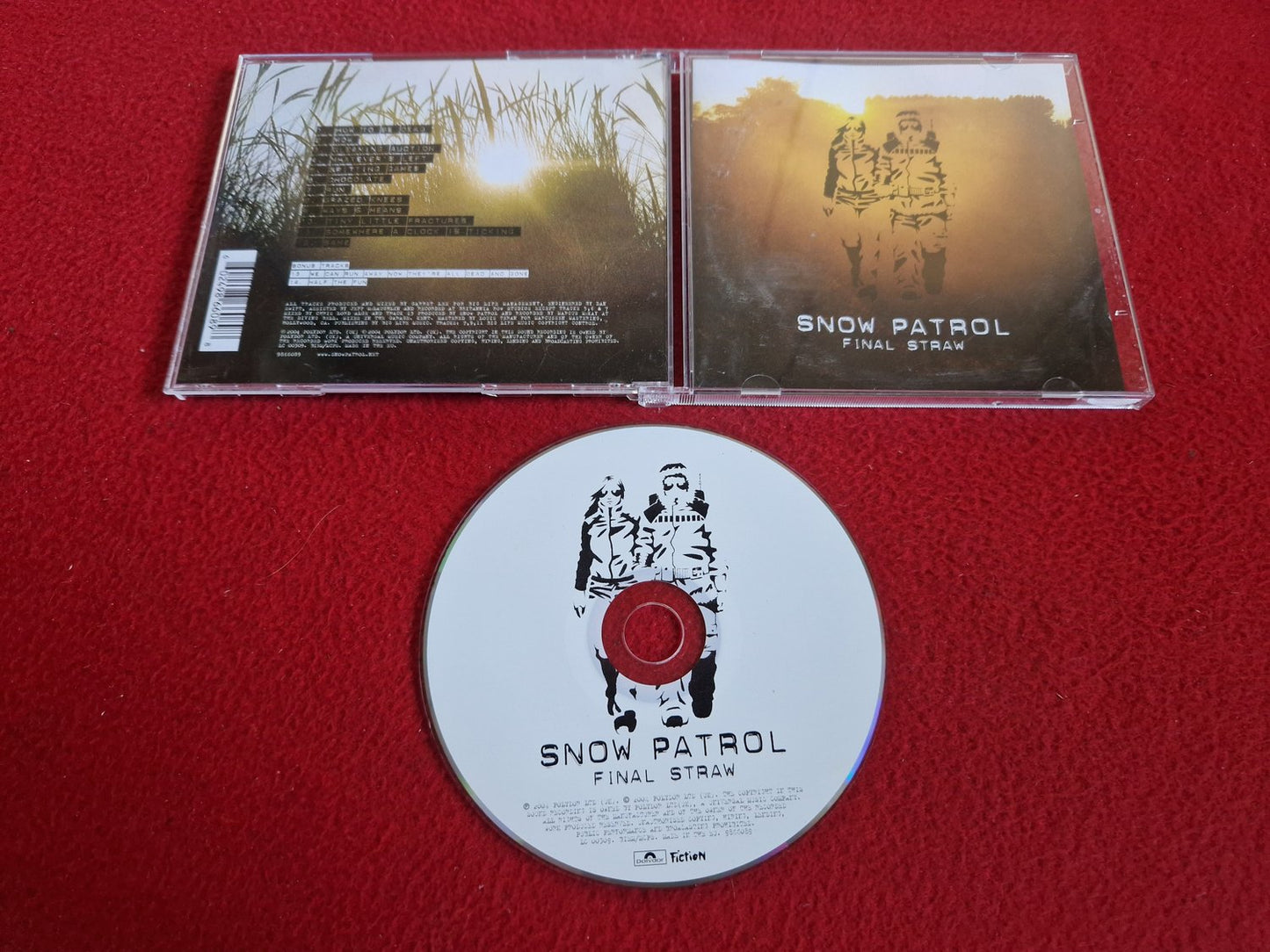 SNOW PATROL FINAL STRAW CD