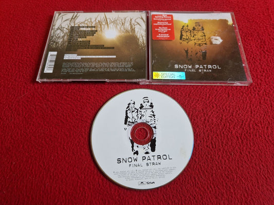 SNOW PATROL FINAL STRAW SPECIAL EDITION CD