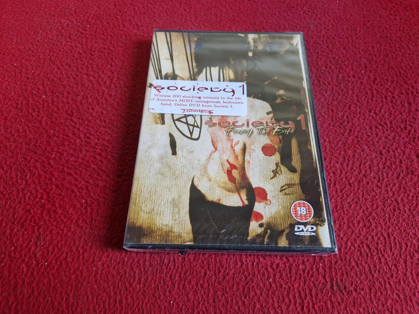 SOCIETY 1 FEARING THE EXIT [ USA-UTGÅVA / REGIONFRI ] [ OÖPPNAD ] DVD