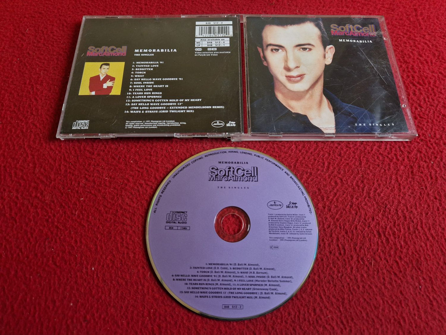SOFT CELL MARC ALMOND MEMORABILIA CD