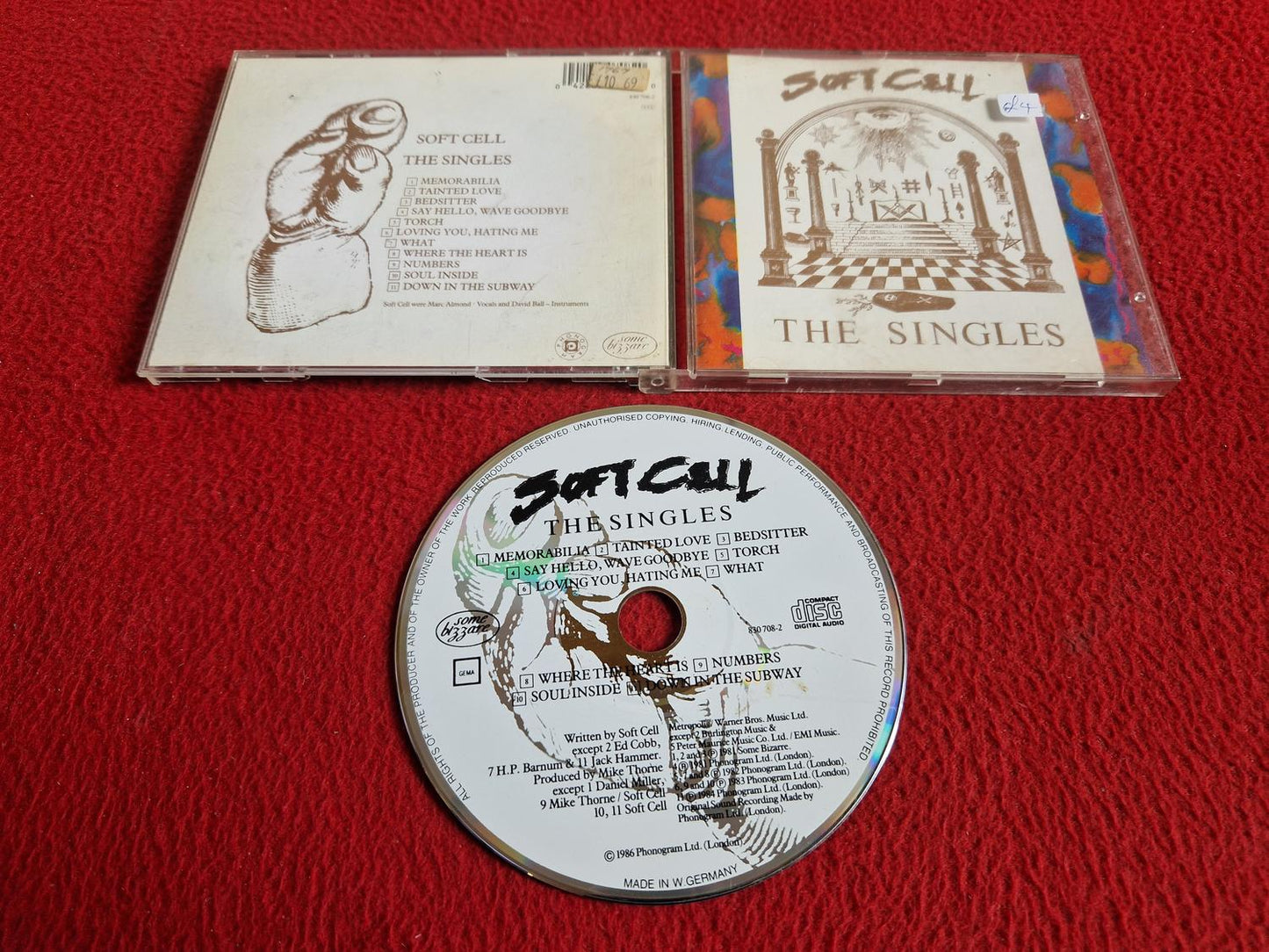 SOFT CELL THE SINGLES CD