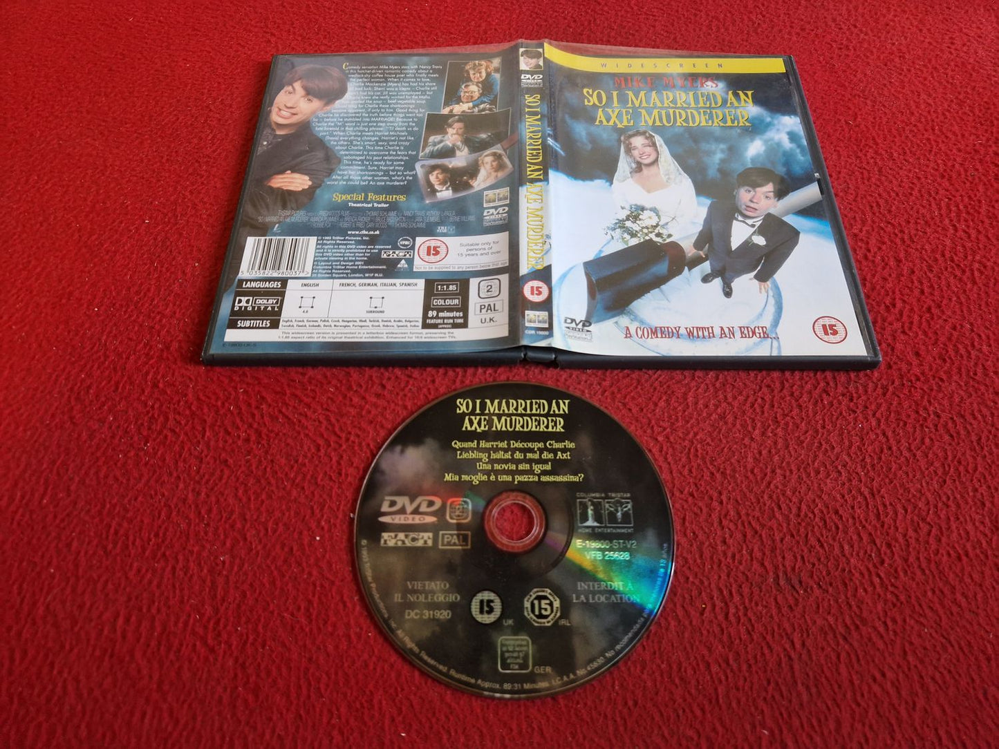 SO I MARRIED AN AXE MURDERER DVD