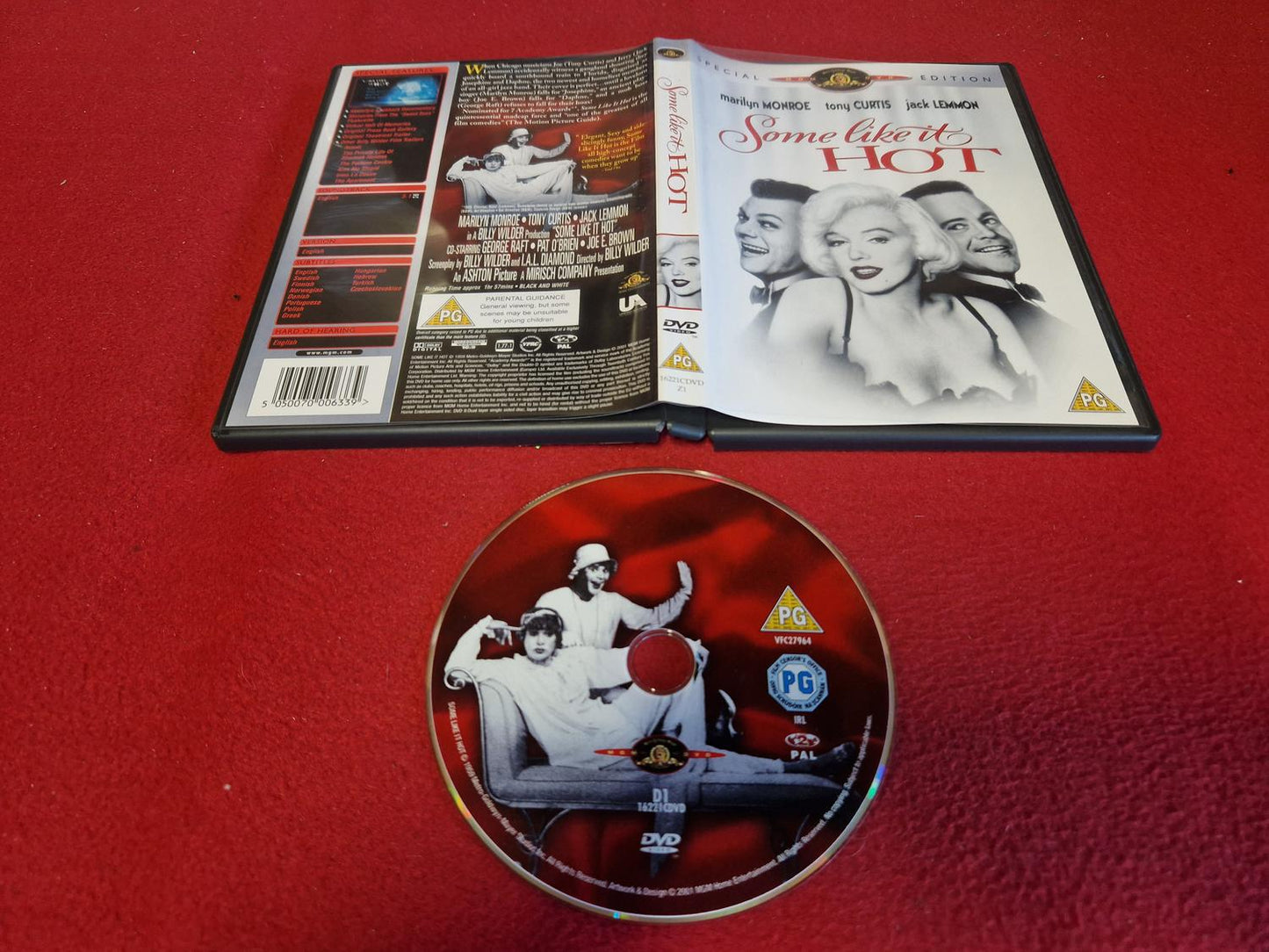 SOME LIKE IT HOT till DVD