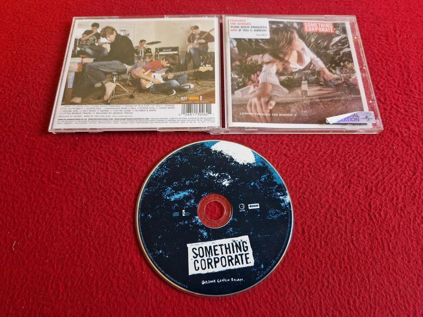 SOMETHING CORPORATE LEAVING THROUGH THE WINDOW CD