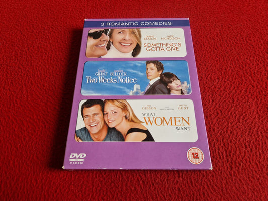 SOMETHING'S GOTTA GIVE / TWO WEEKS NOTICE / WHAT WOMEN WANT BOX DVD