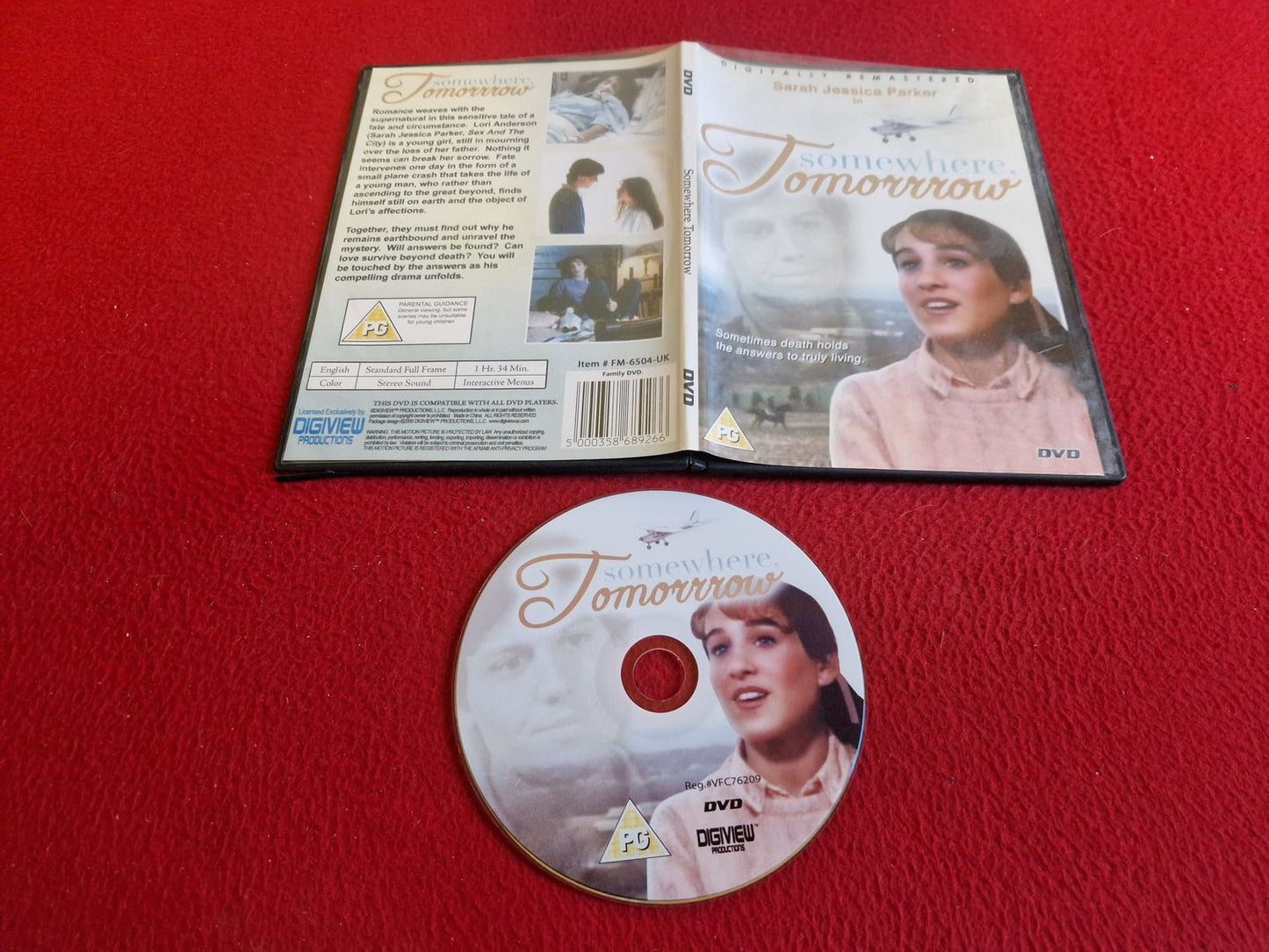 SOMEWHERE TOMORROW DVD