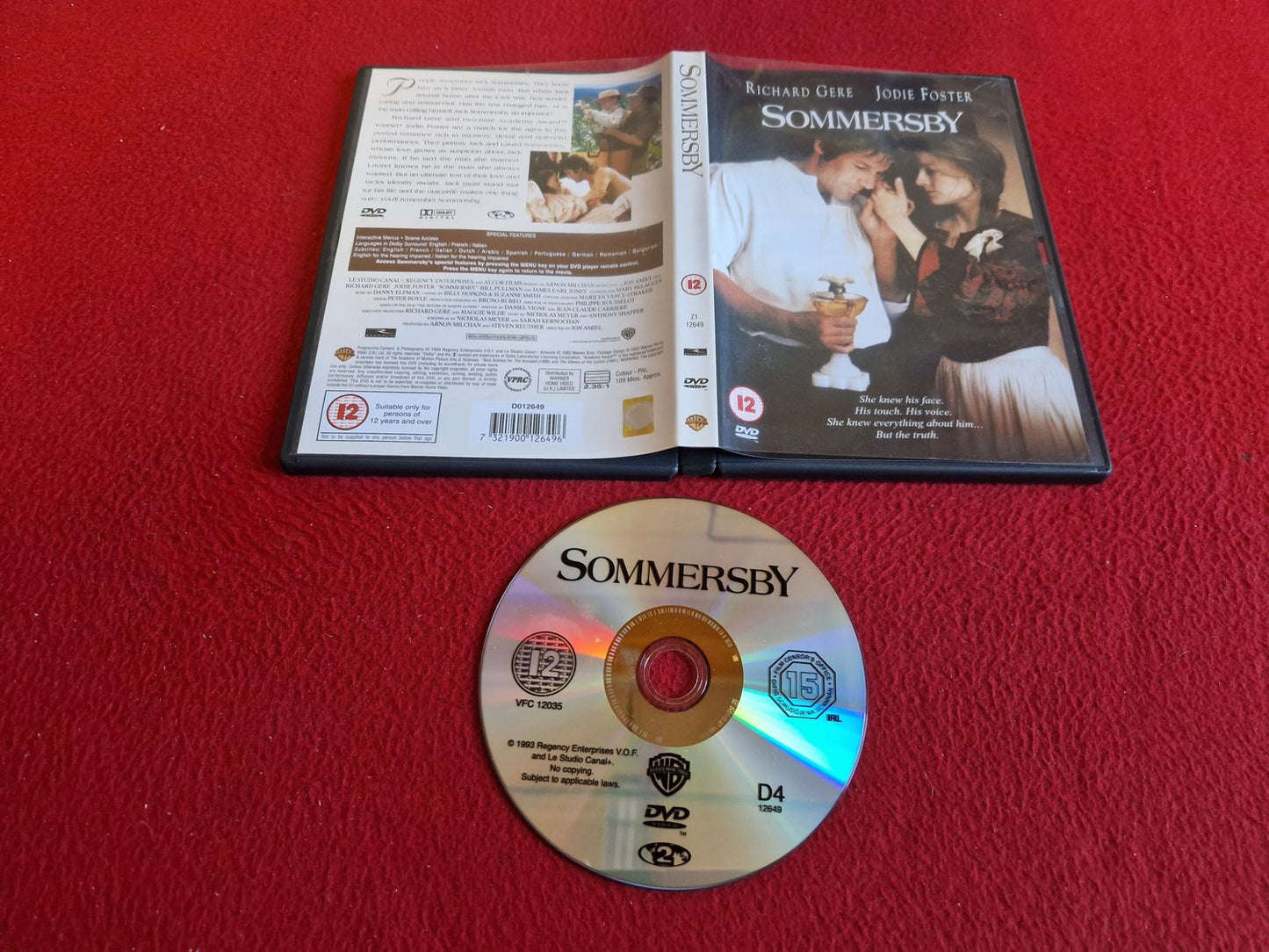 SOMMERSBY DVD