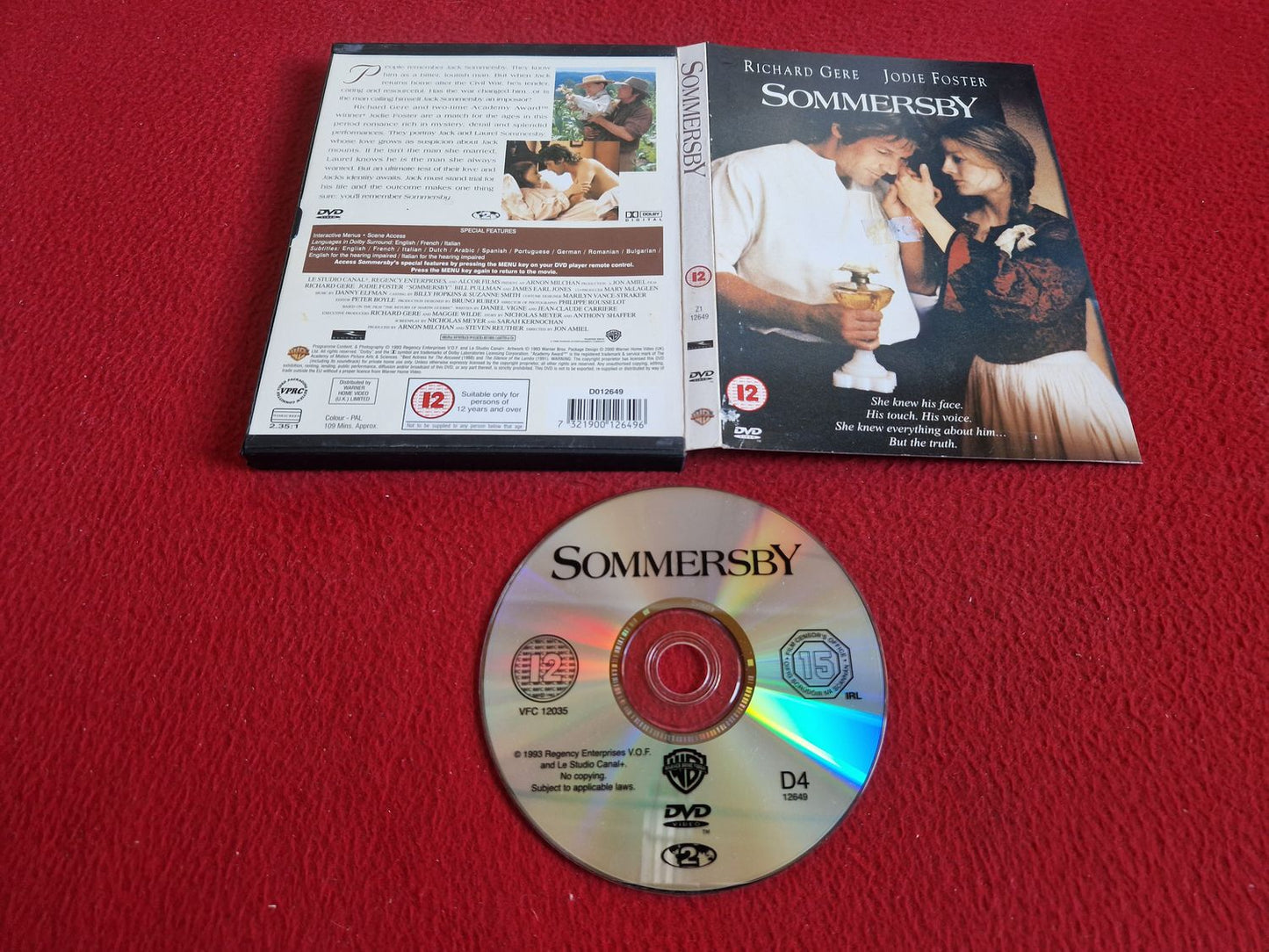 SOMMERSBY [SNAPCASE] DVD