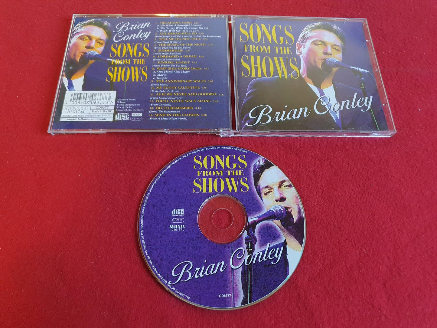 SONGS FROM THE SHOWS BRIAN CONLEY till CD