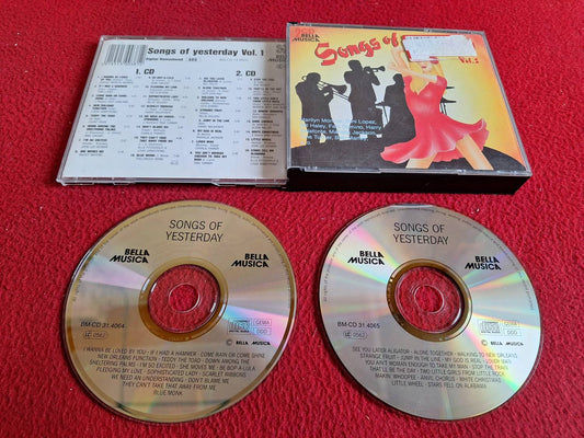 SONGS OF YESTERDAY - MARILYN MONROE / HARRY BELAFONTE / TINA TURNER mfl CD BOX