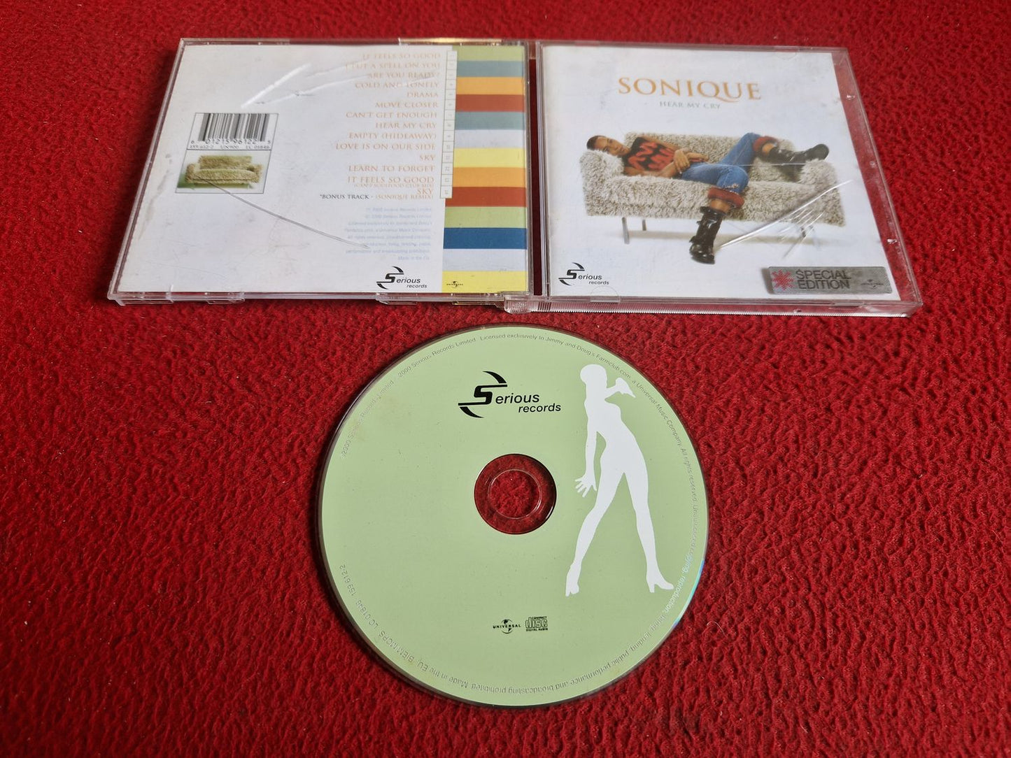 SONIQUE HEAR MY CRY CD