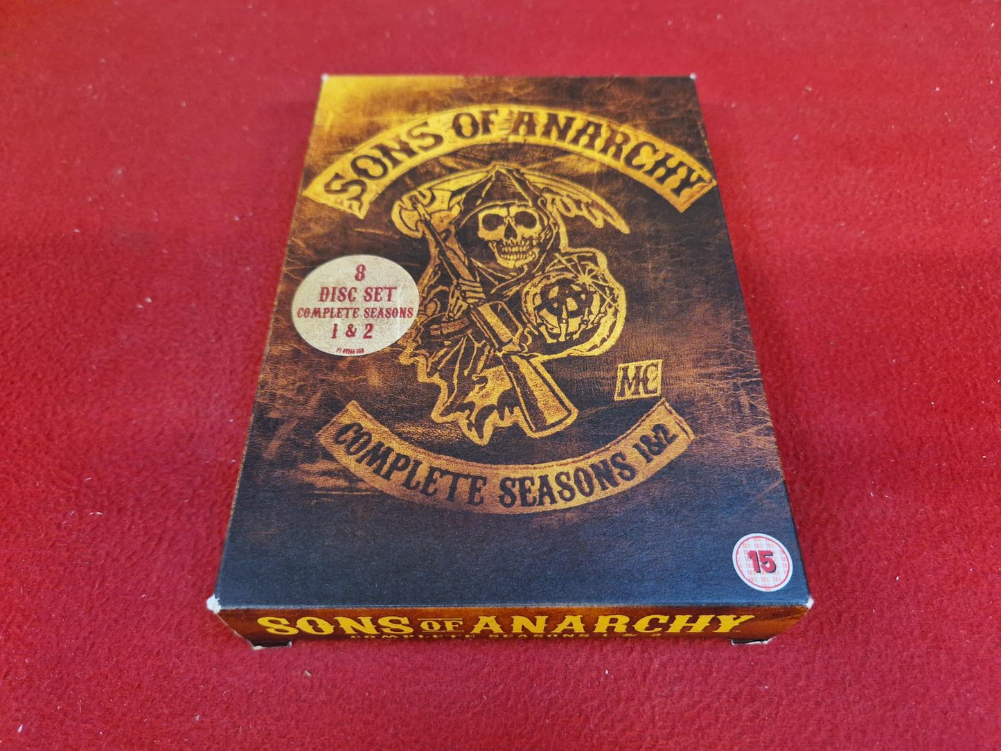 SONS OF ANARCHY COMPLETE SEASON 1 & 2 BOX till DVD
