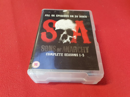 SONS OF ANARCHY SEASONS 1 - 5 BOX till DVD