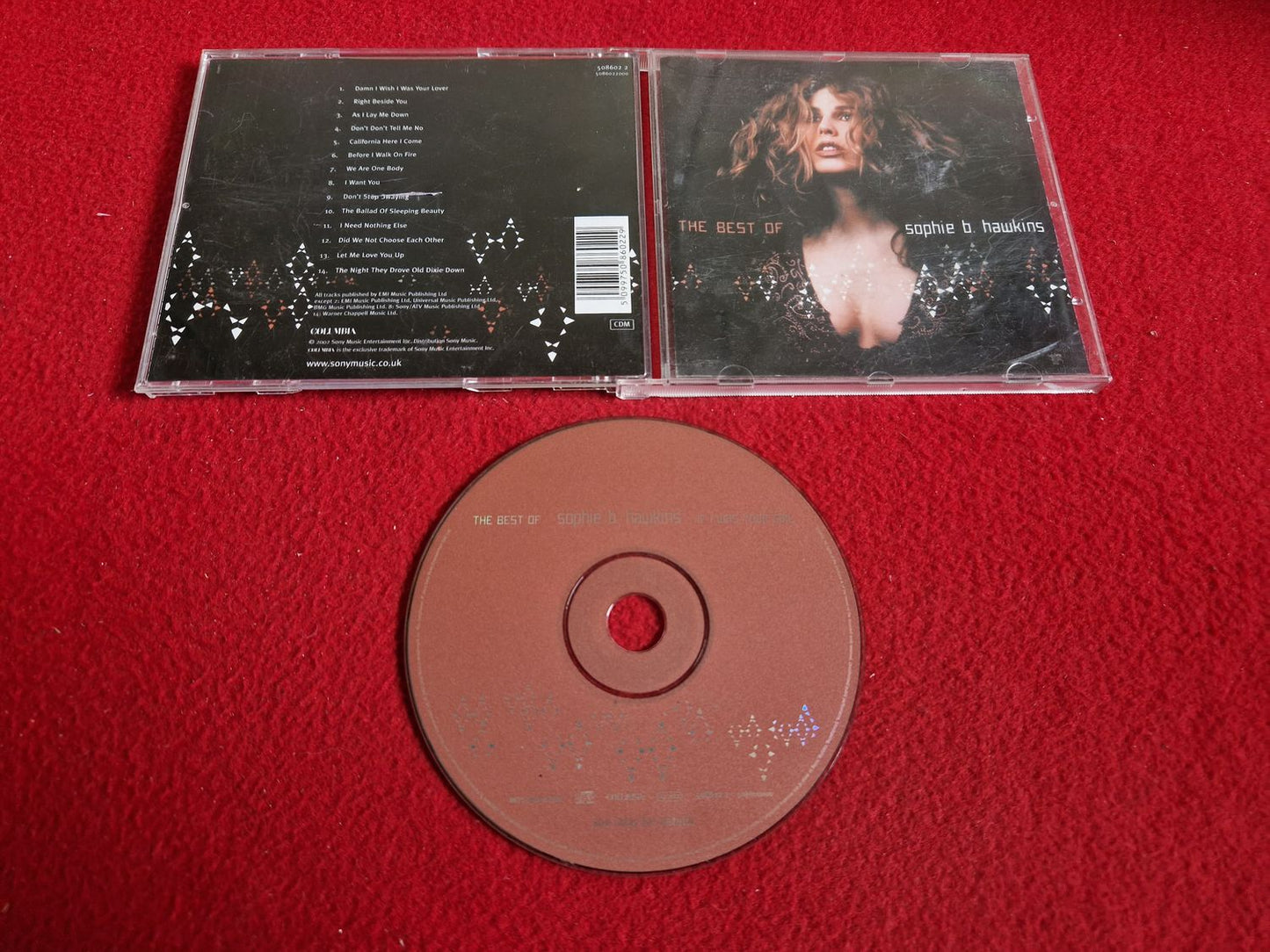 SOPHIE B HAWKINS THE BEST OF CD