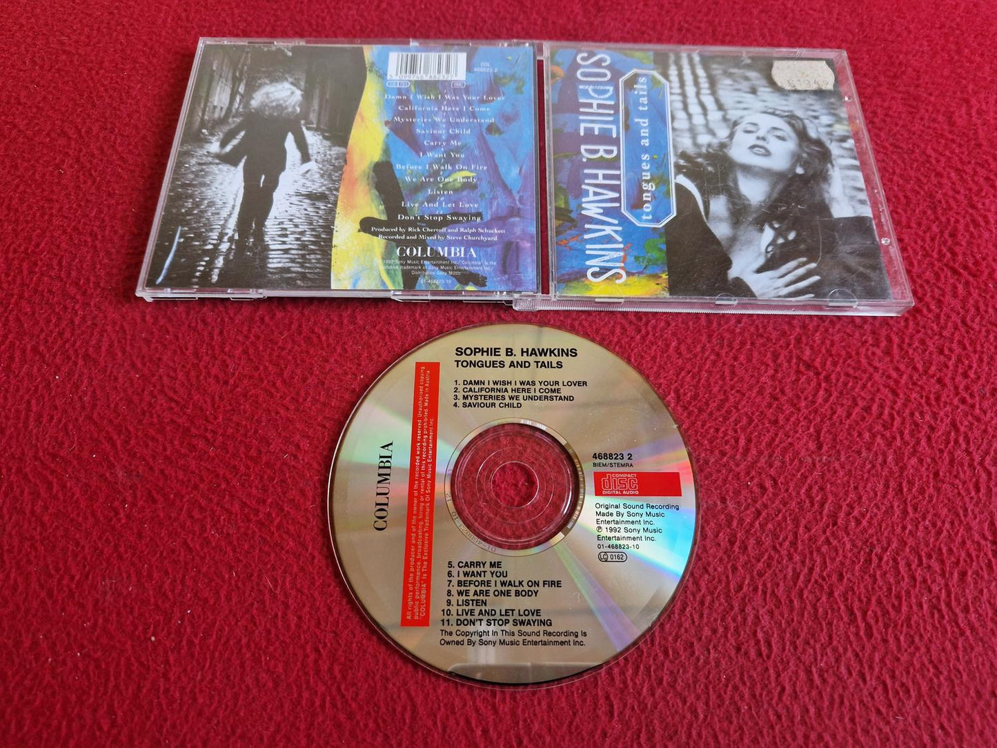 SOPHIE B. HAWKINS TONGUES AND TAILS CD