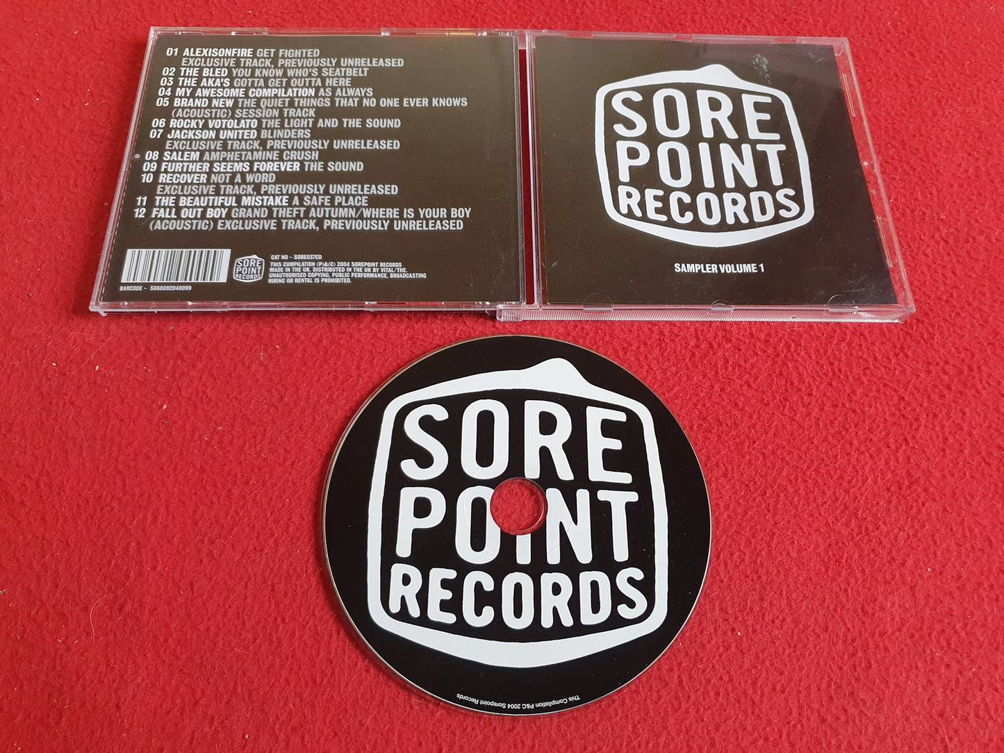 SORE POINTS RECORDS SAMPLER VOLUME 1 till CD