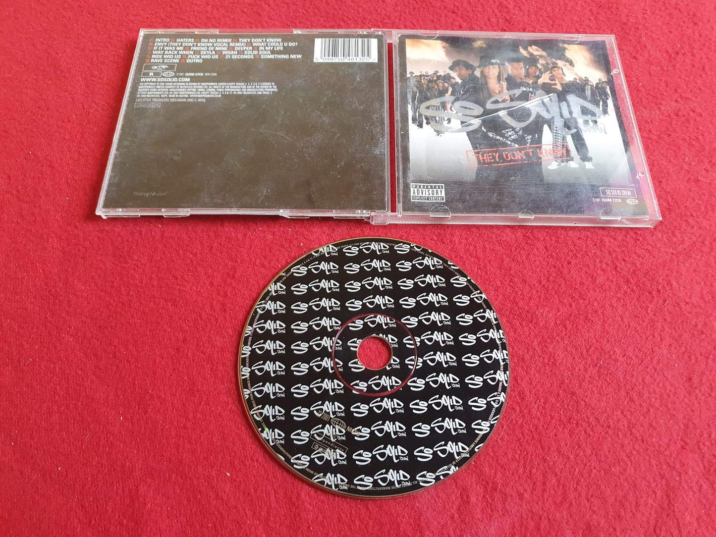 SO SOLID THEY DON'T KNOW till CD