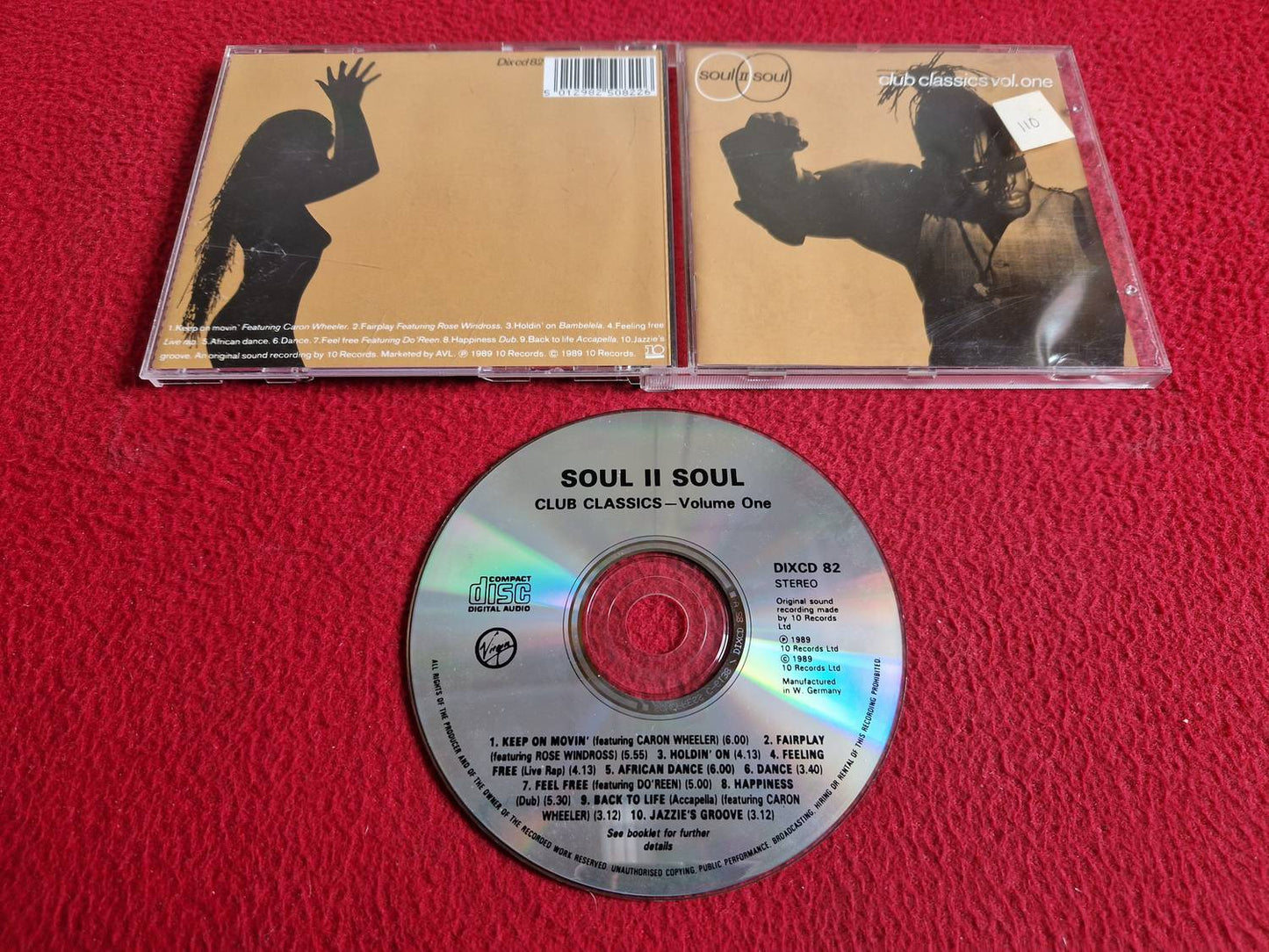 SOUL II SOUL CLUB CLASSICS - VOLUME ONE CD