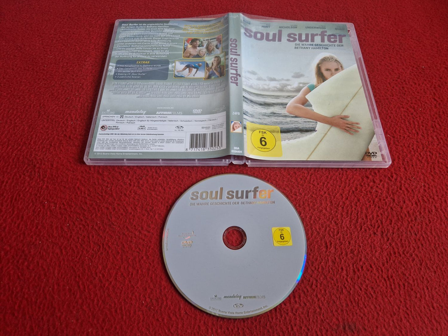 SOUL SURFER DVD