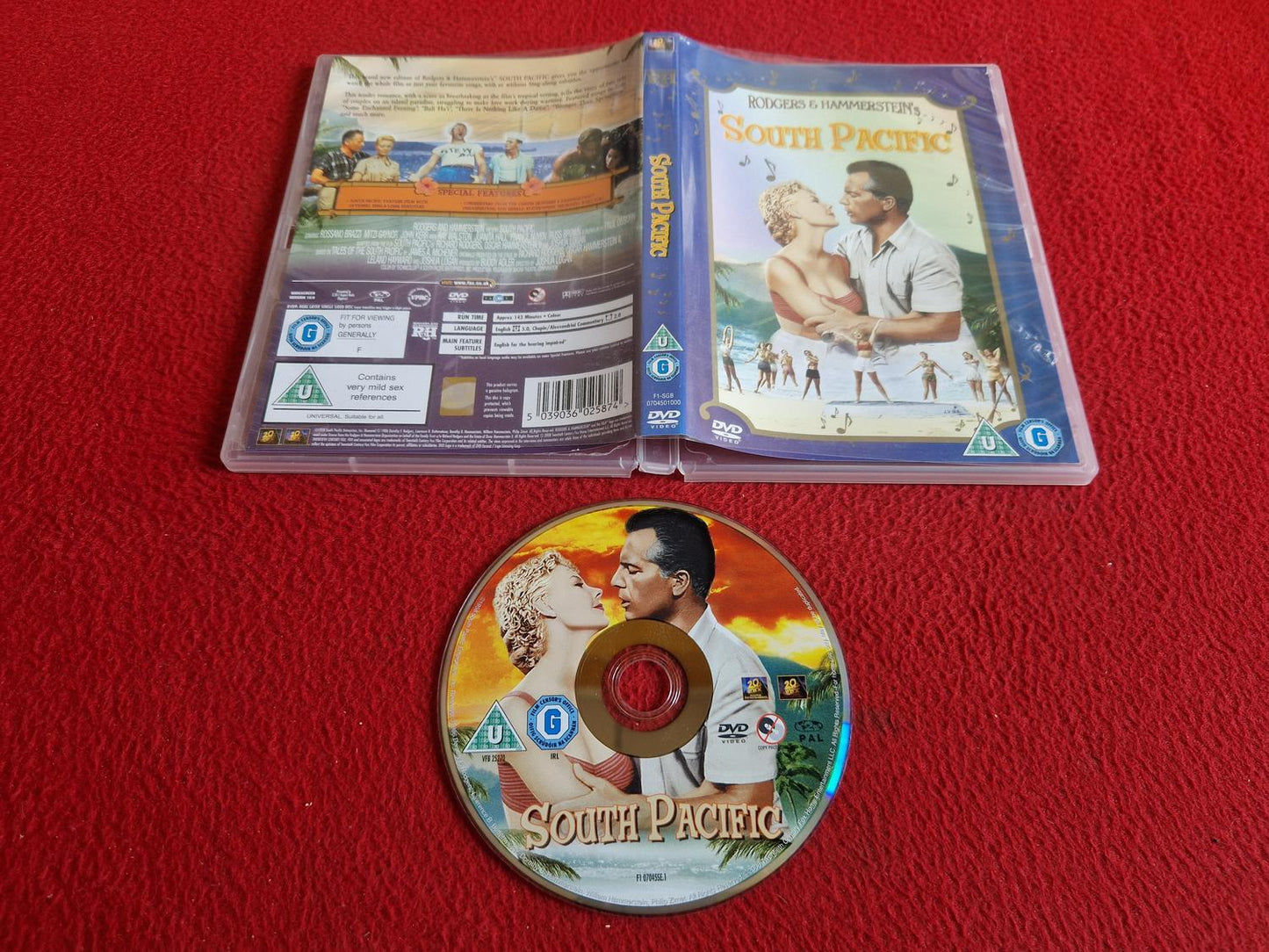 SOUTH PACIFIC DVD
