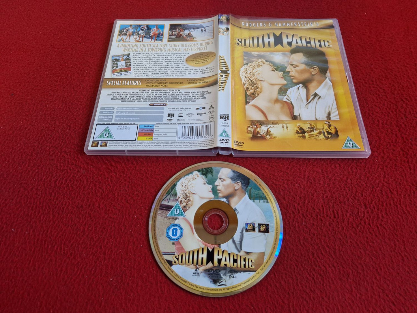 SOUTH PACIFIC DVD