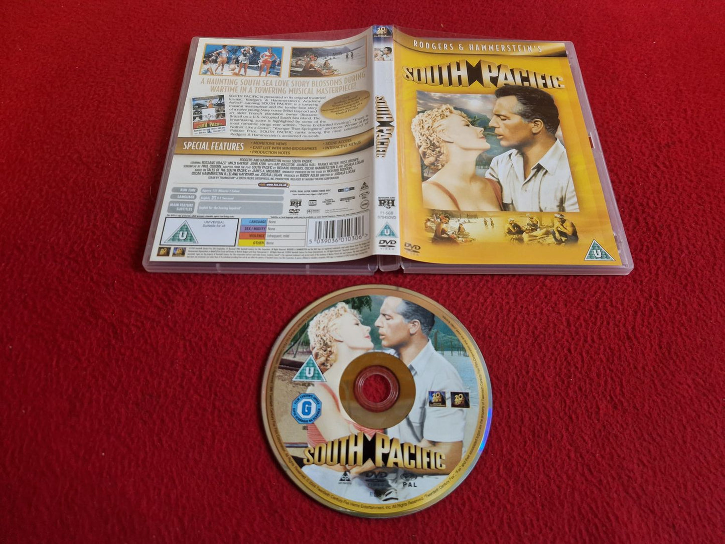 SOUTH PACIFIC DVD
