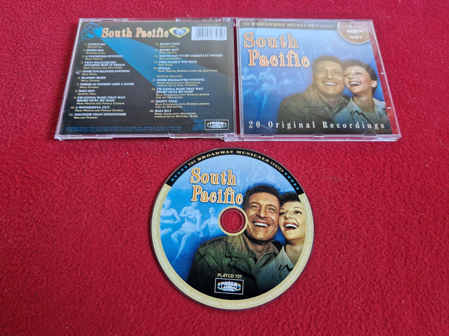 SOUTH PACIFIC ORIGINAL RECORDINGS till CD