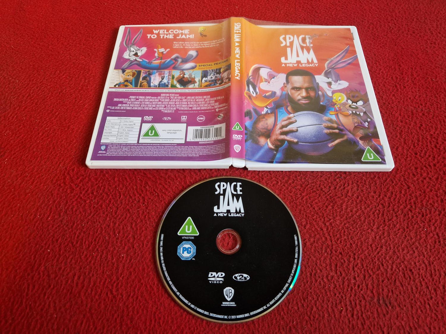 SPACE JAM A NEW LEGACY DVD