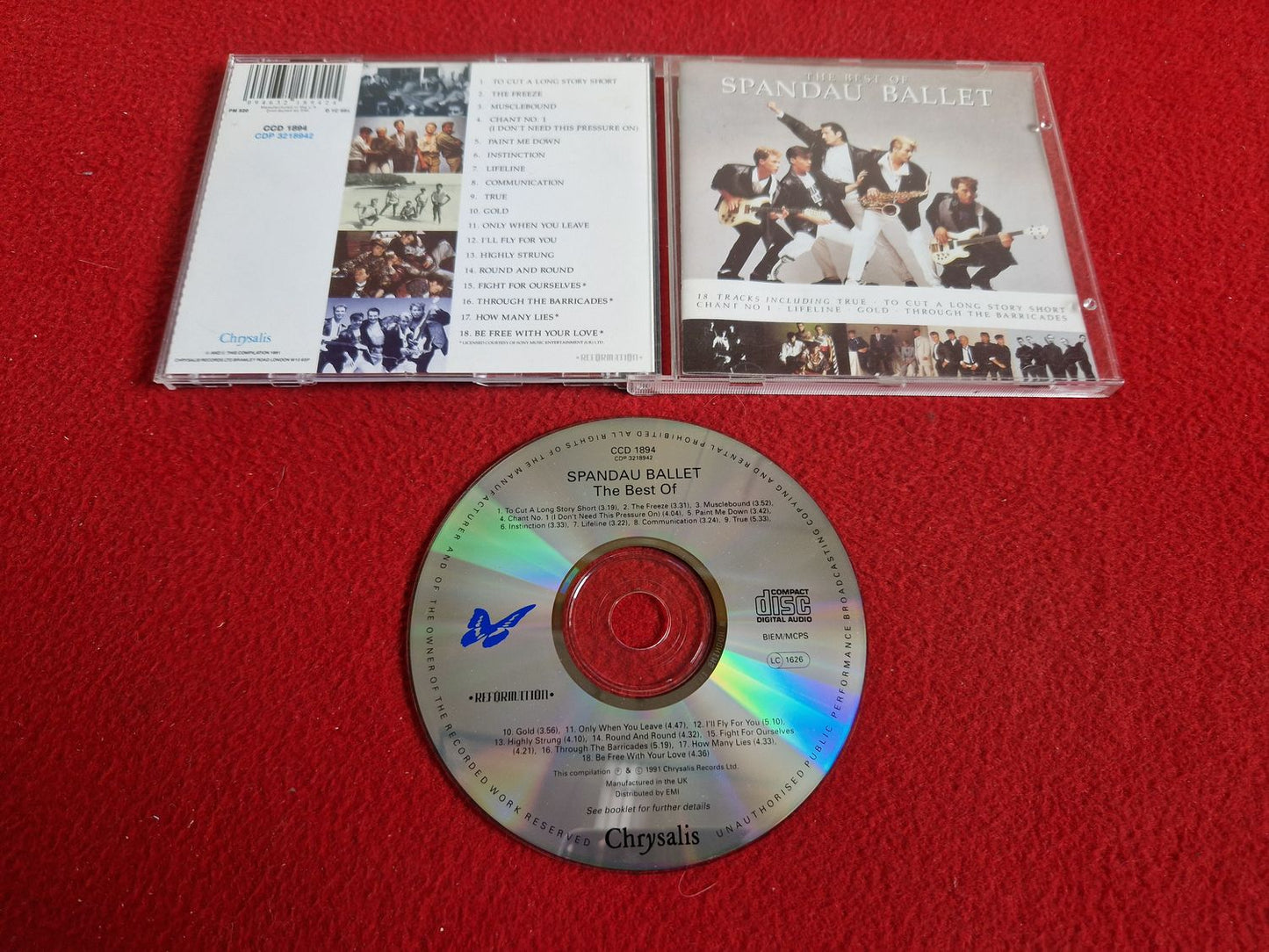 SPANDAU BALLET THE BEST OF CD