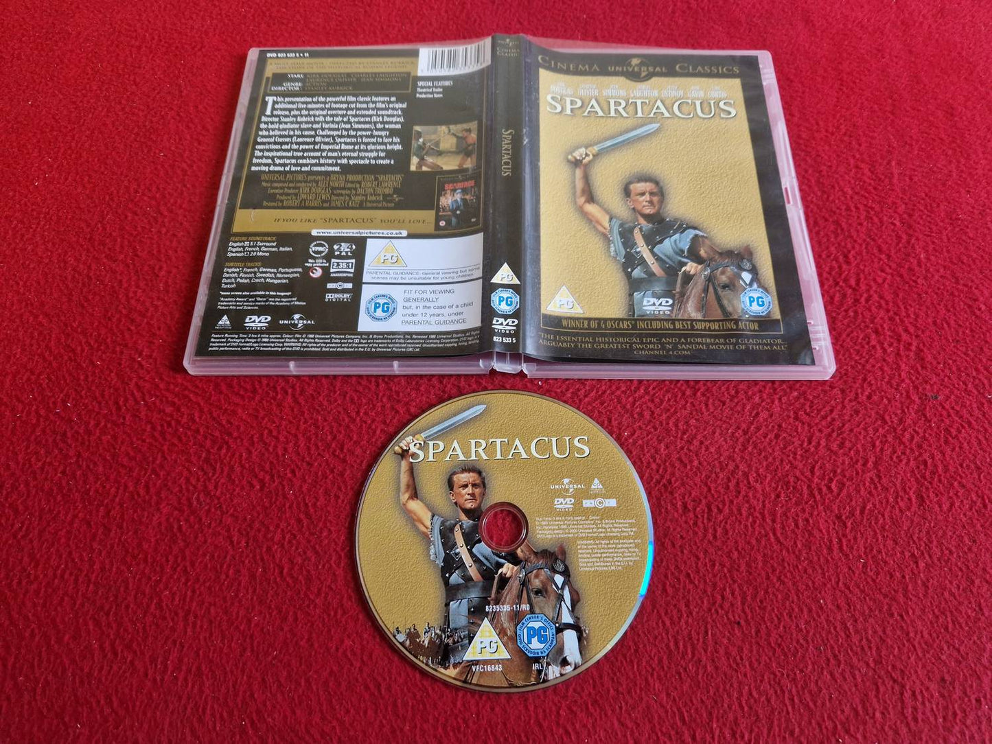 SPARTACUS DVD