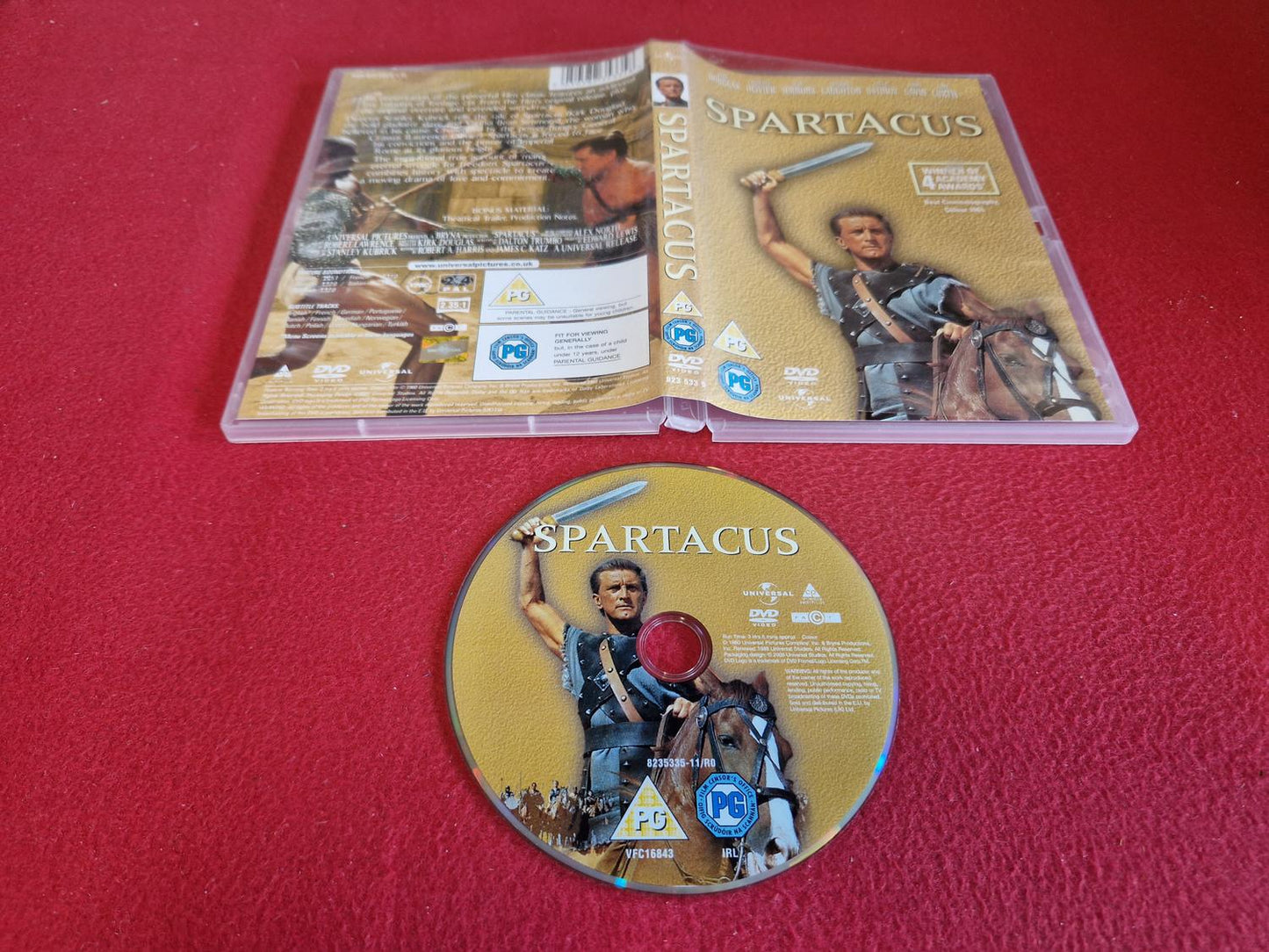 SPARTACUS till DVD