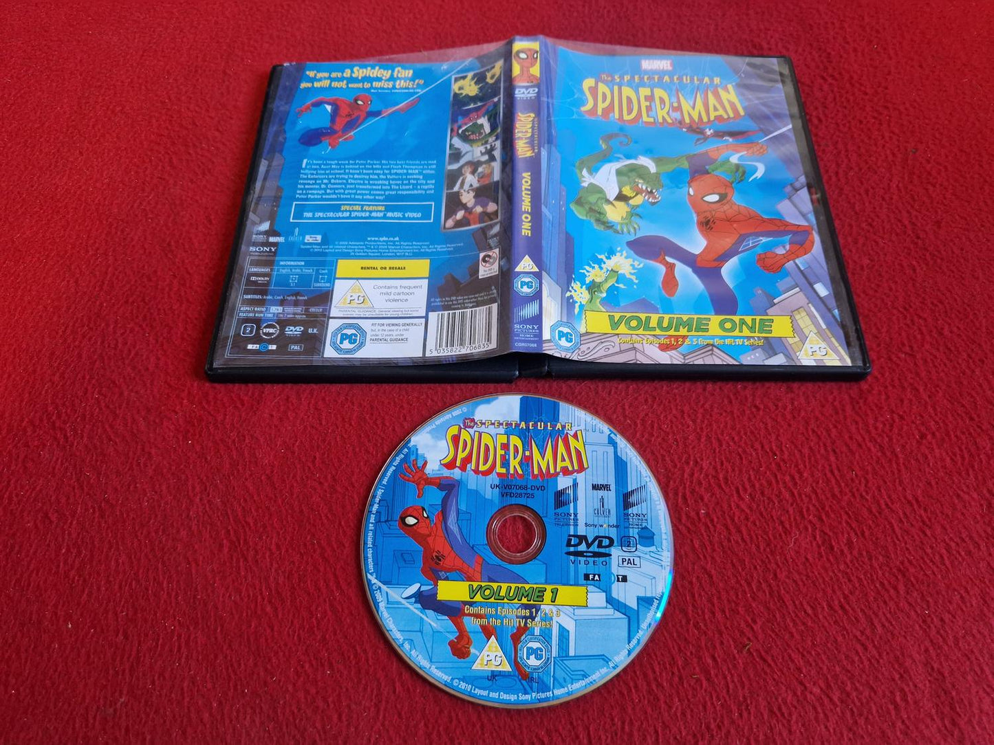 SPECTACULAR SPIDER-MAN VOLUME ONE DVD