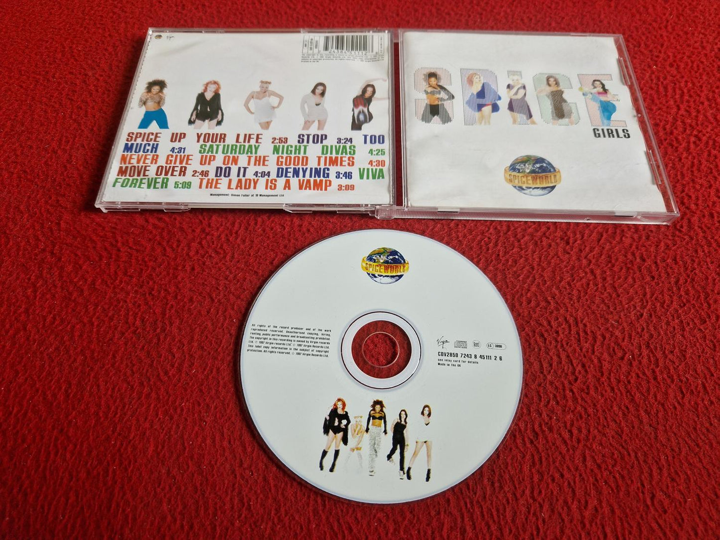 SPICE GIRLS SPICE WORLD CD