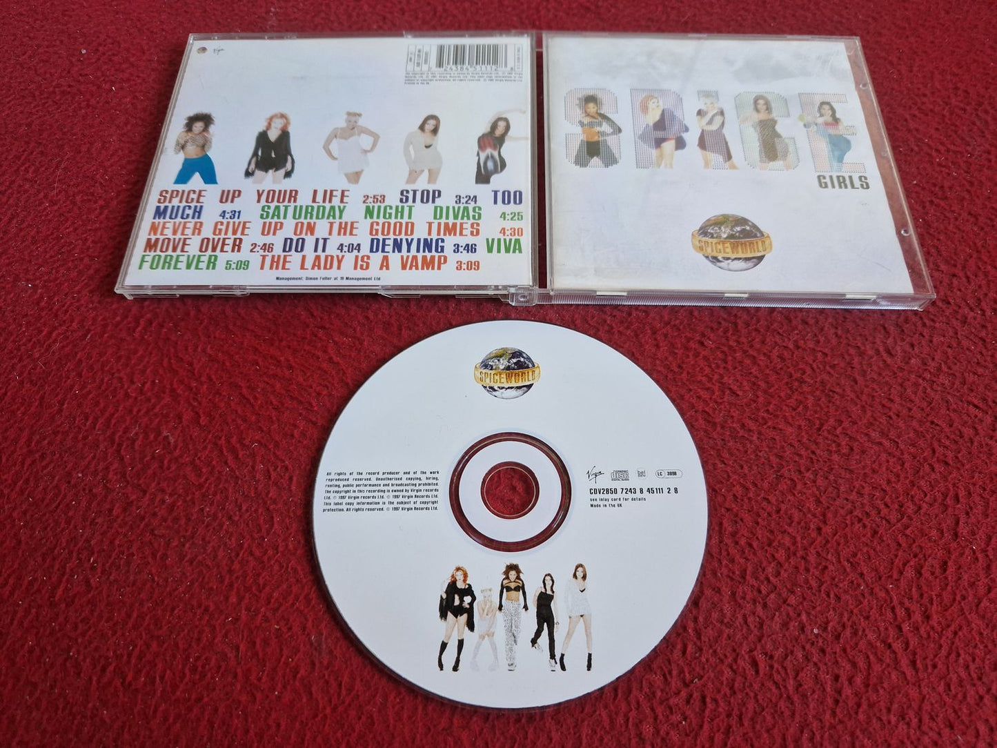 SPICE GIRLS SPICEWORLD CD