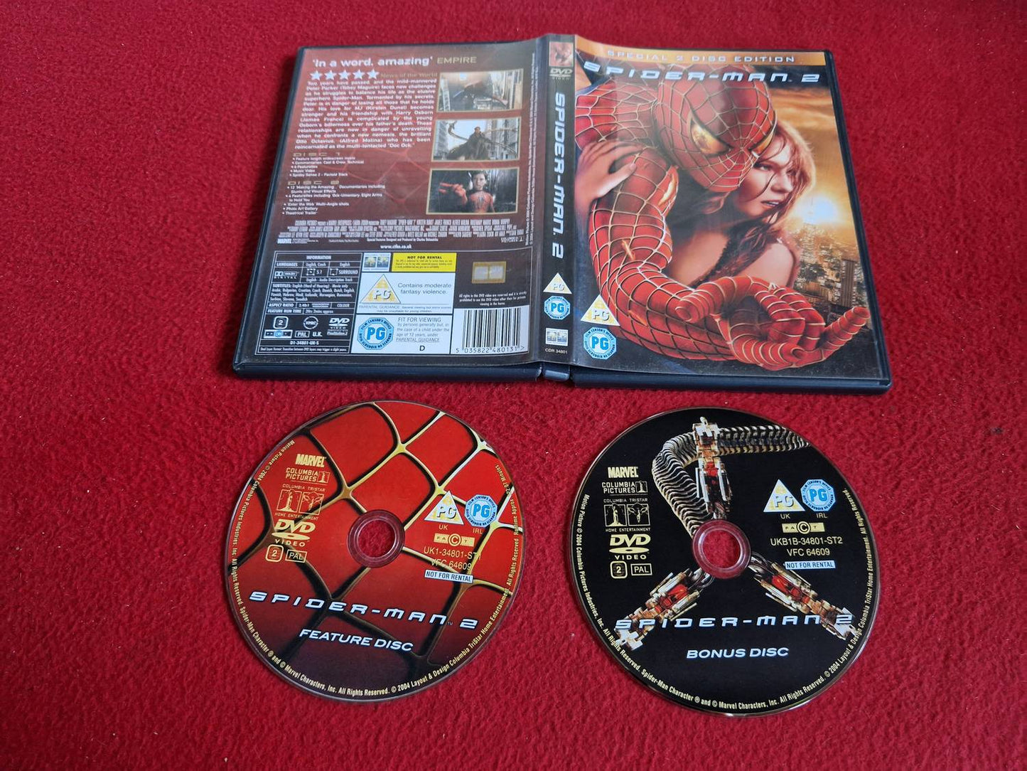SPIDER-MAN 2 DVD