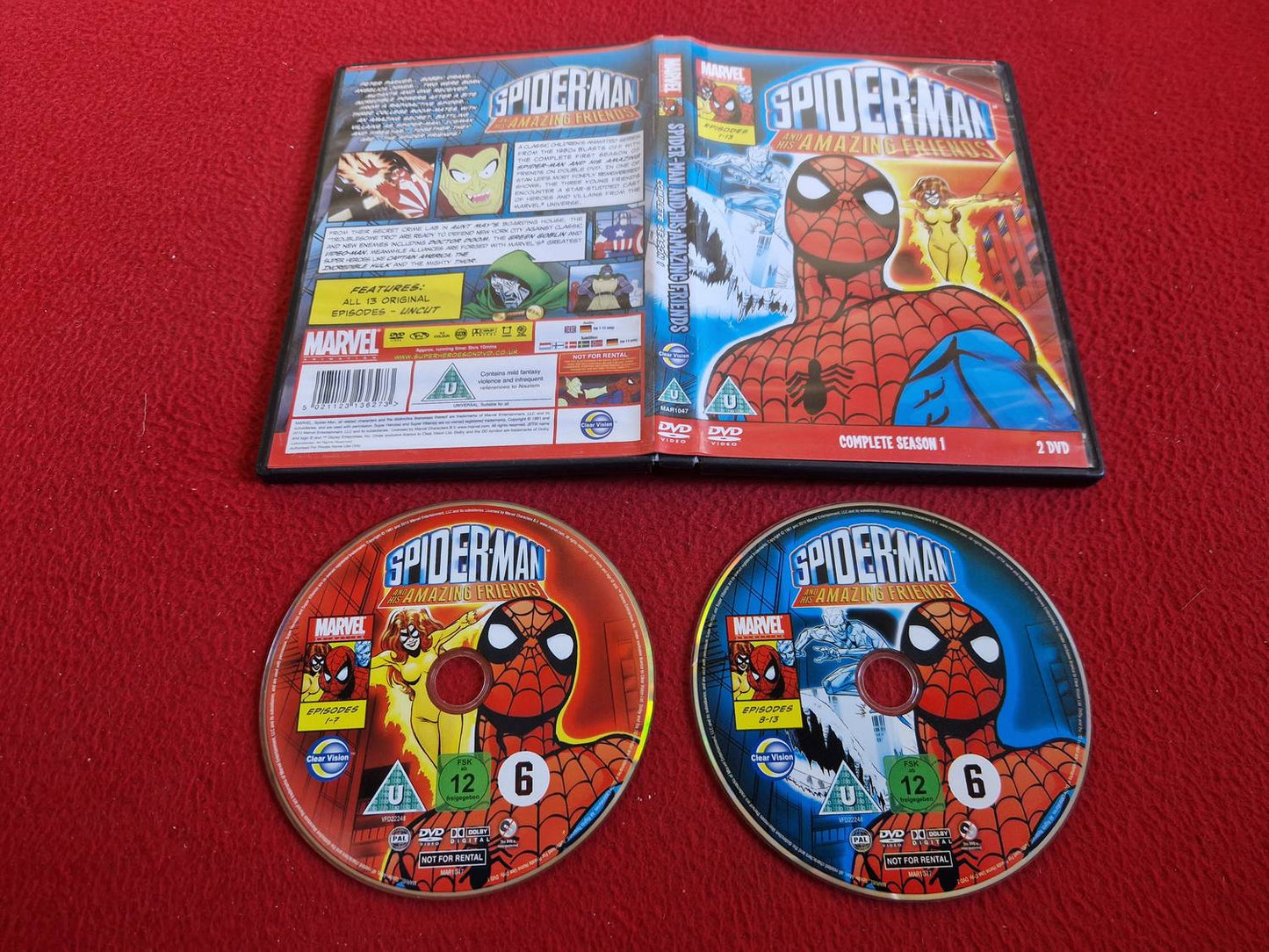 SPIDER-MAN AND HIS AMAZING FRIENDS SEASON 1 DVD