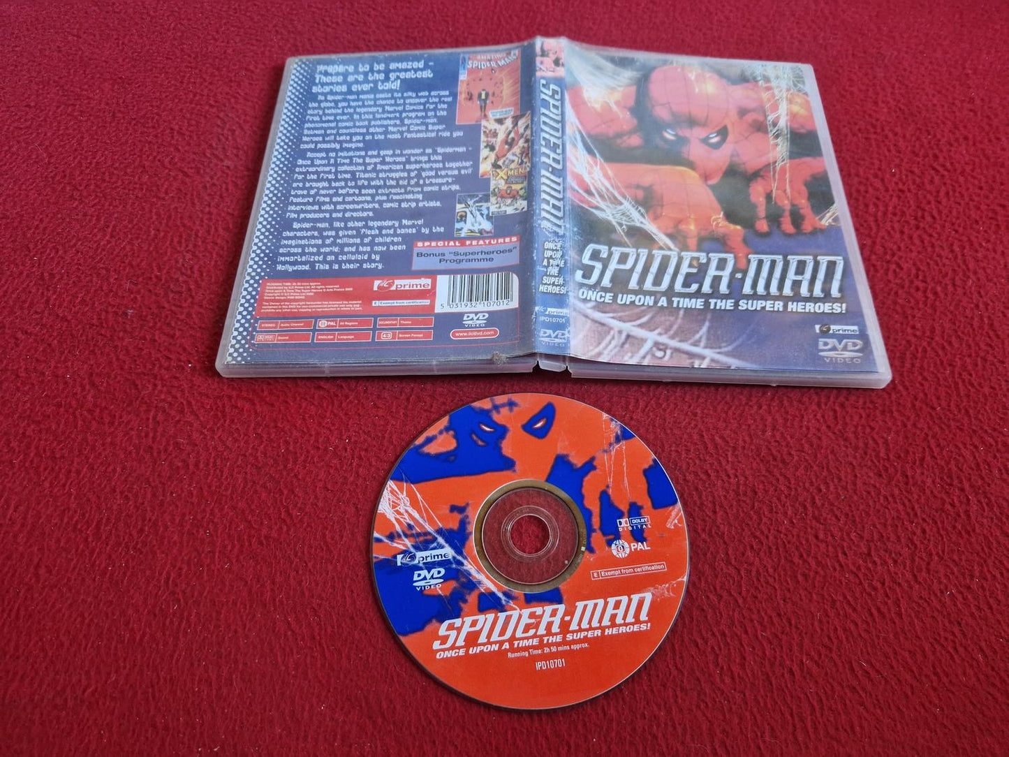 SPIDER-MAN ONCE UPON A TIME THE SUPER HEROES! DVD