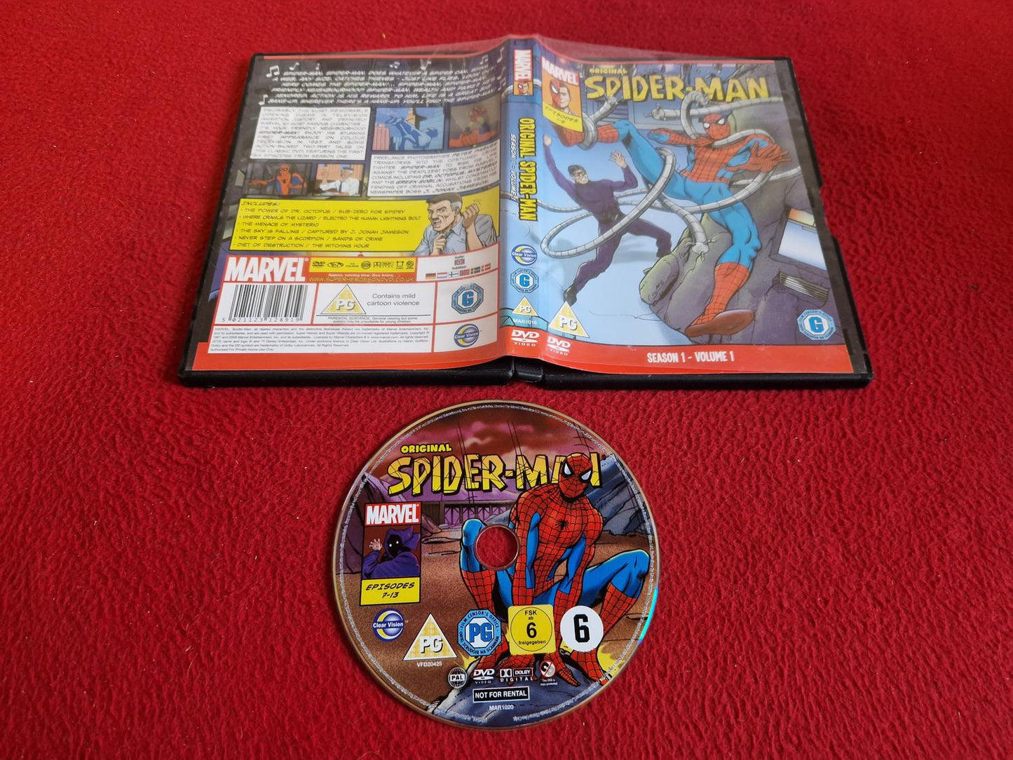 SPIDER-MAN SEASON 1 VOLUME 1 DVD