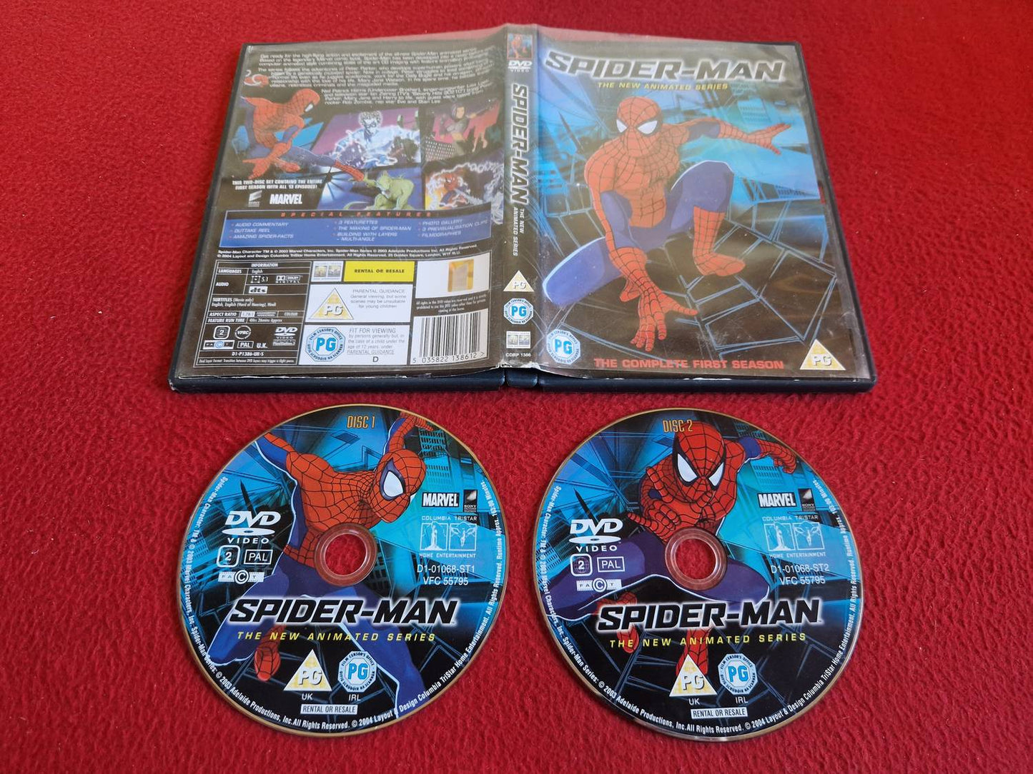 SPIDER-MAN THE NEW ANIMATED SERIES SEASON 1 DVD