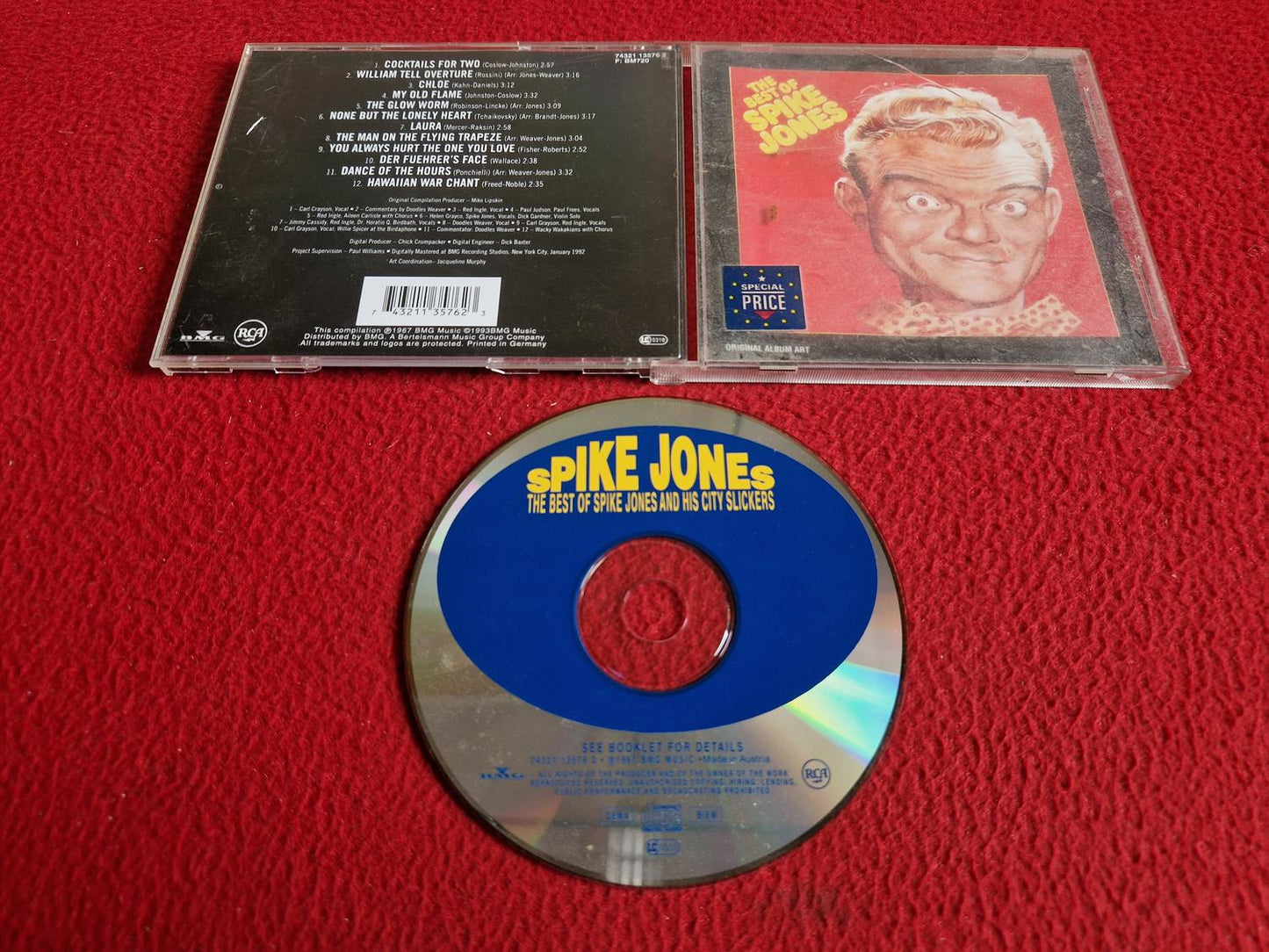 SPIKE JONES THE BEST OF SPIKE JONES AND HIS CITY SLICKERS CD