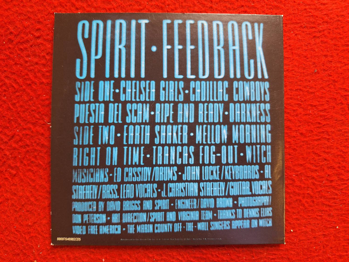 SPIRIT FEEDBACK CD