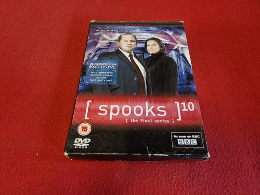 SPOOKS SERIES 10 FINAL SERIES BOX till DVD