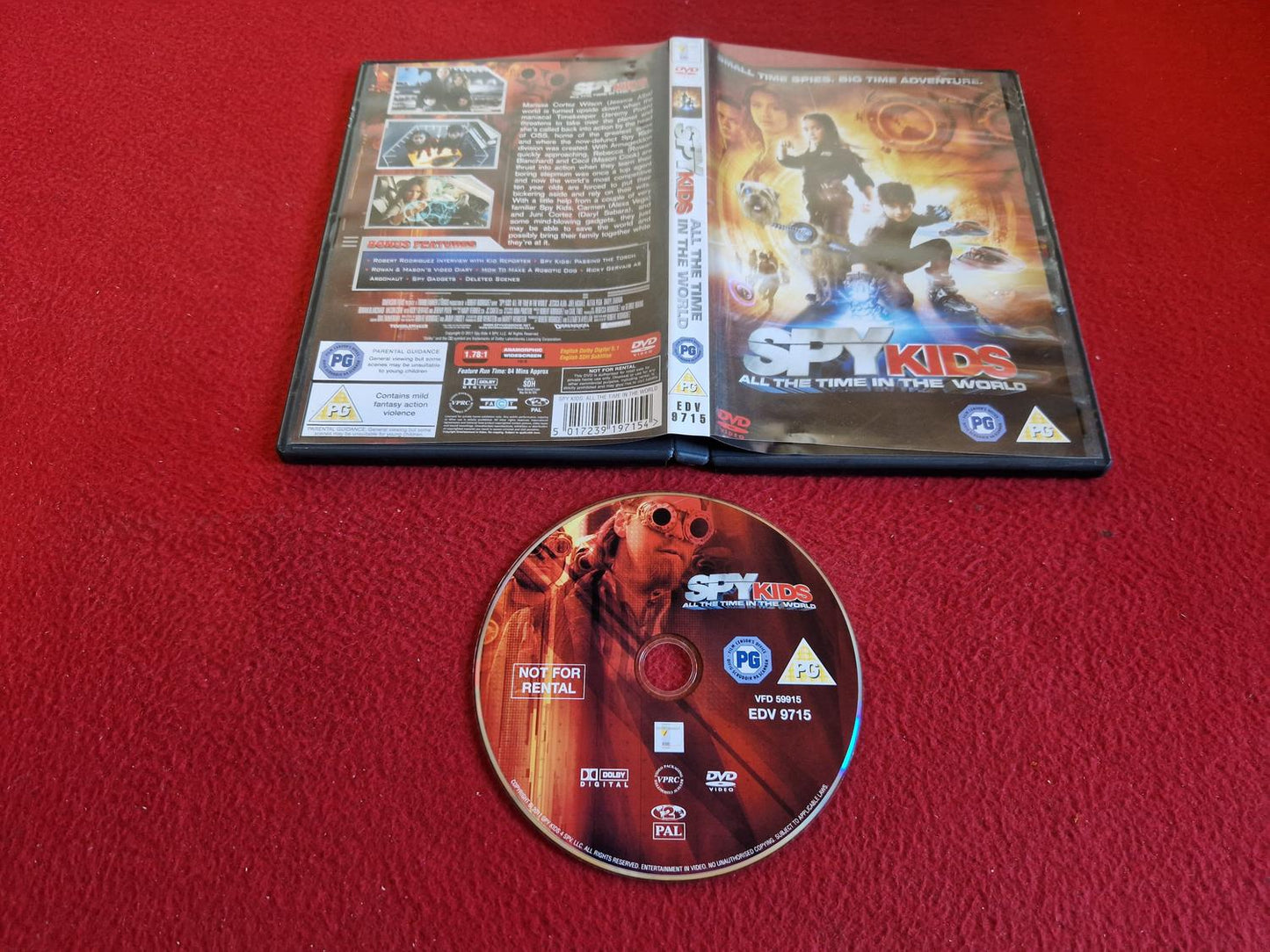 SPY KIDS 4 ALL THE TIME IN THE WORLD DVD