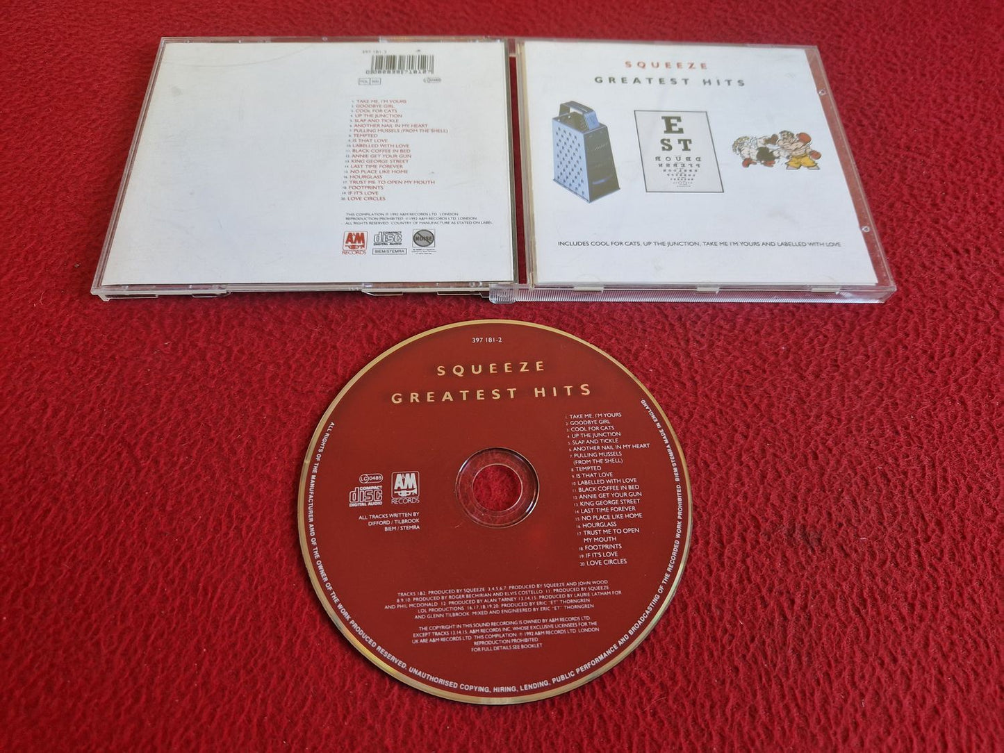 SQUEEZE GREATEST HITS CD