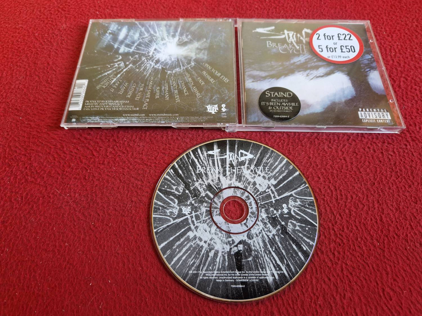 STAIND BREAKING THE CYCLE CD