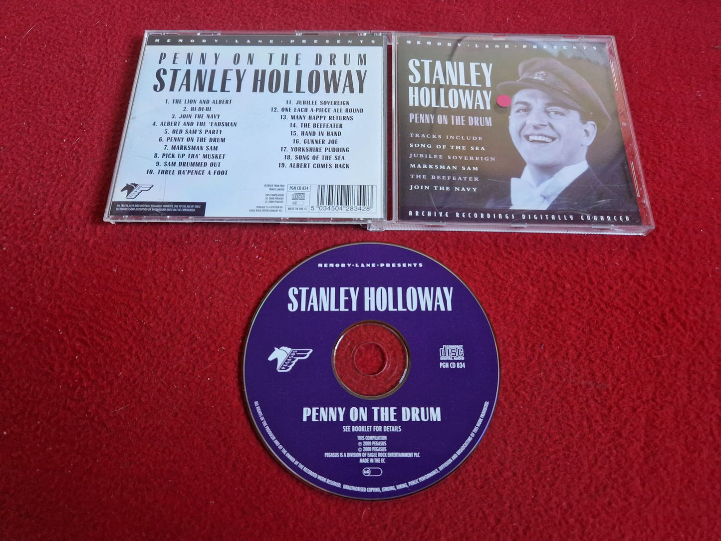 STANLEY HOLLOWAY PENNY ON THE DRUM CD