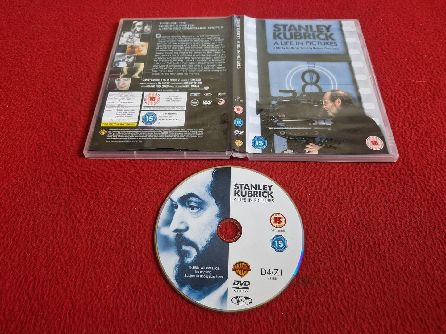 STANLEY KUBRICK A LIFE IN PICTURES DVD