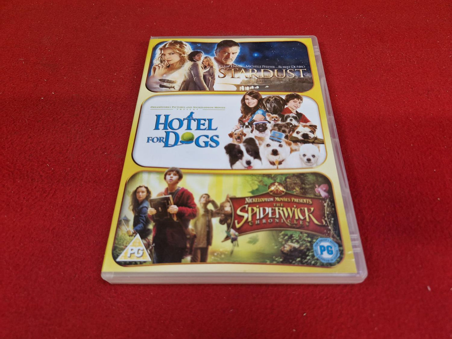 STARDUST / HOTEL FOR DOGS / THE SPIDERWICK CHRONICLES BOX till DVD